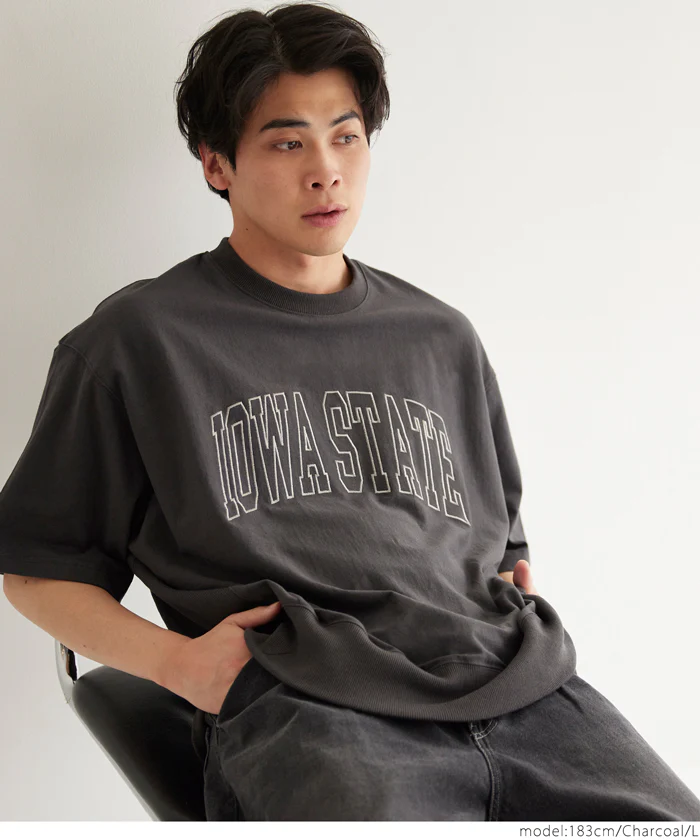 セール★1990円→1690円 アーチロゴ刺繍スウェットT メンズ メール便不可 - Image 9