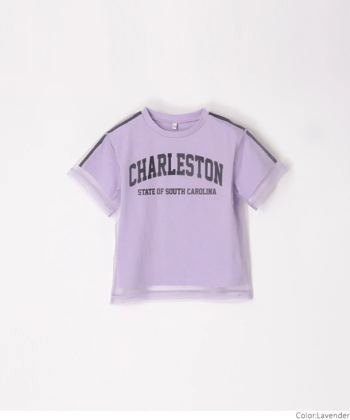 セール★1490円→990円 チュールレイヤードTシャツ キッズ メール便不可 - Image 14