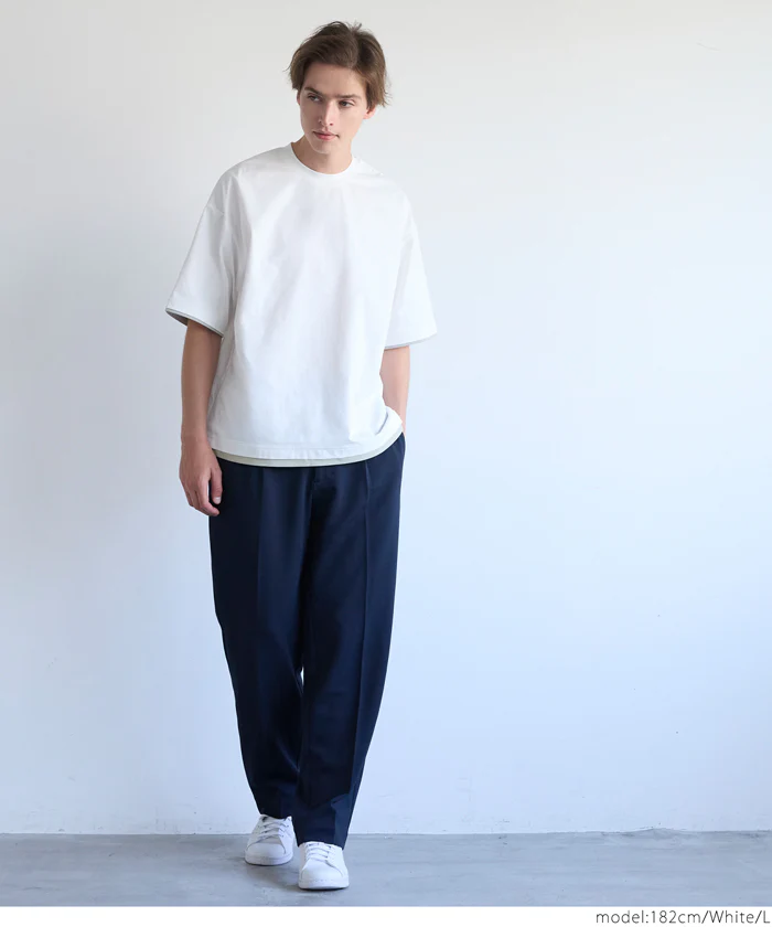 EAZY TEX フェイクレイヤードTシャツ メンズ メール便不可 - Image 3