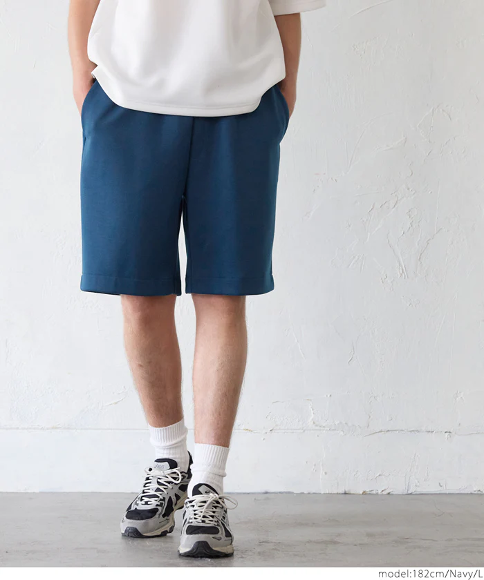 ストレッチダンボールニットショートパンツ メンズ メール便不可 - Image 16