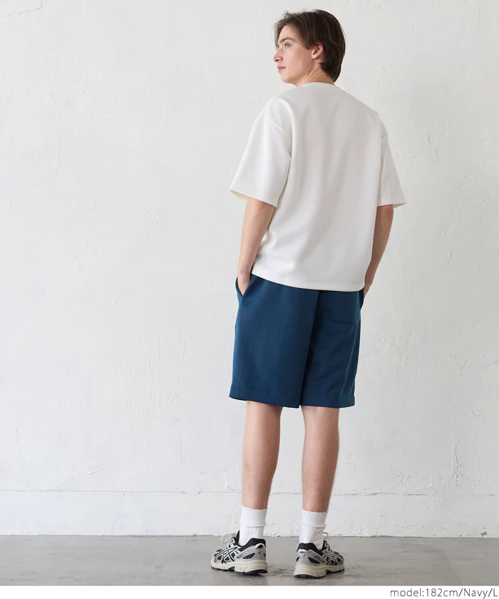 ストレッチダンボールニットショートパンツ メンズ メール便不可 - Image 19