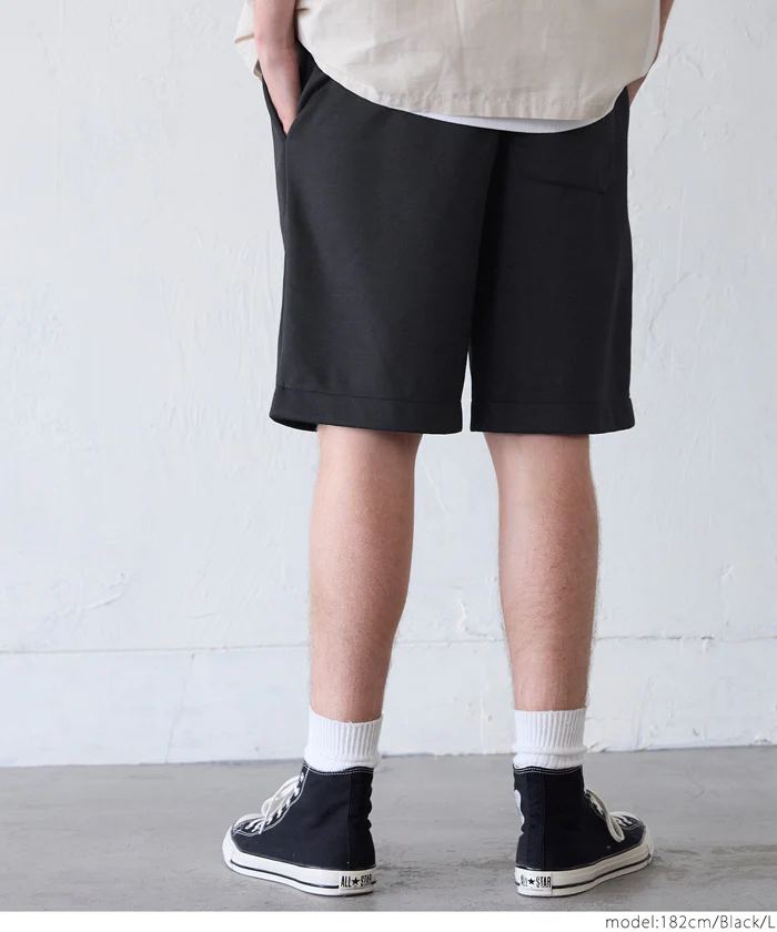 ストレッチダンボールニットショートパンツ メンズ メール便不可 - Image 4