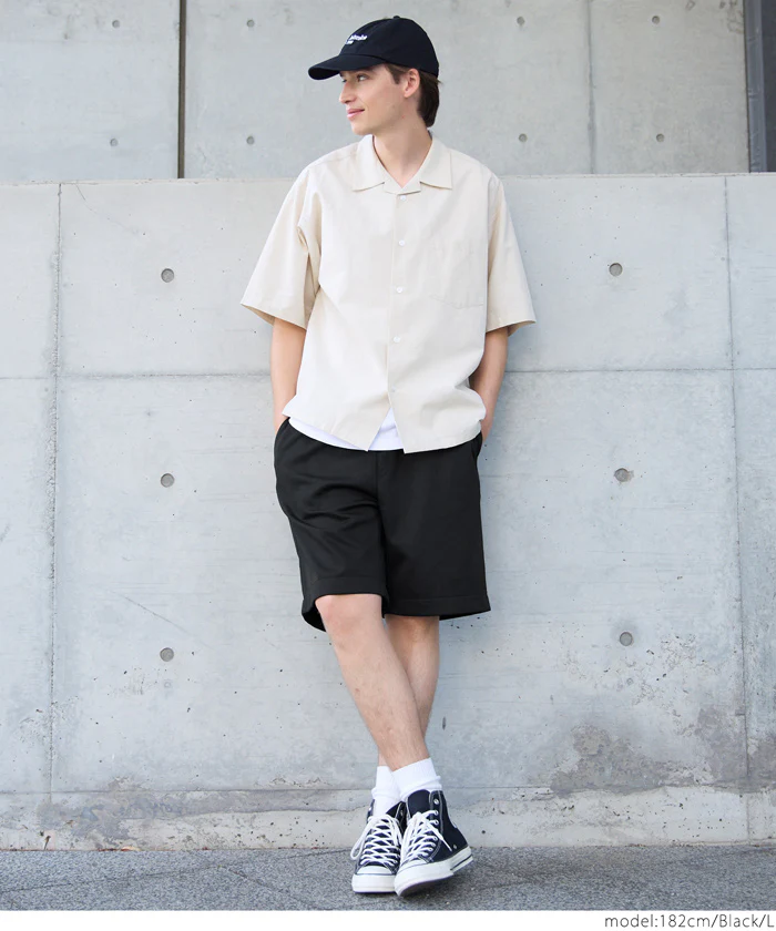 ストレッチダンボールニットショートパンツ メンズ メール便不可 - Image 5