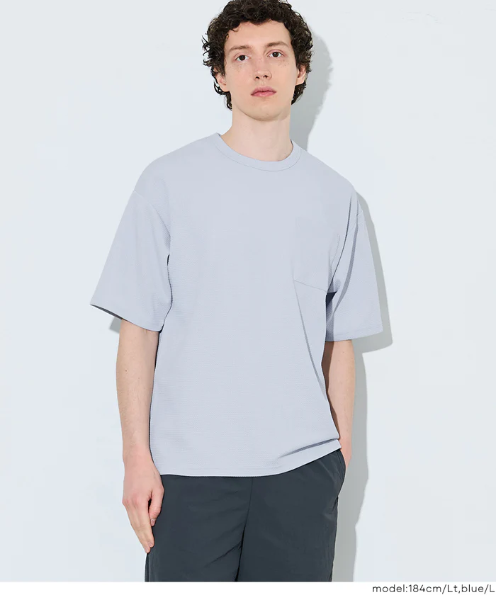 セール★1490円→1290円エンボスポケットTシャツ メンズ メール便不可 - Image 14
