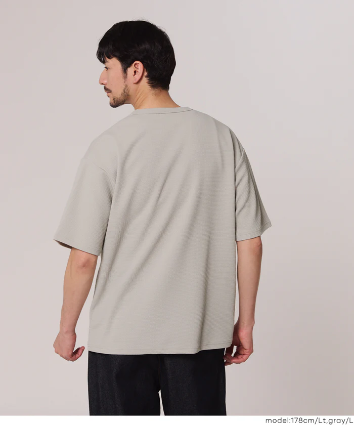 セール★1490円→1290円エンボスポケットTシャツ メンズ メール便不可 - Image 6
