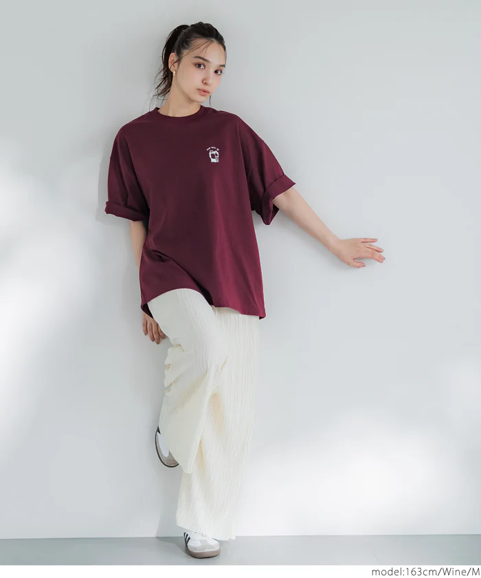 ワンポイント刺繍Tシャツ メンズ レディース メール便不可 - Image 11