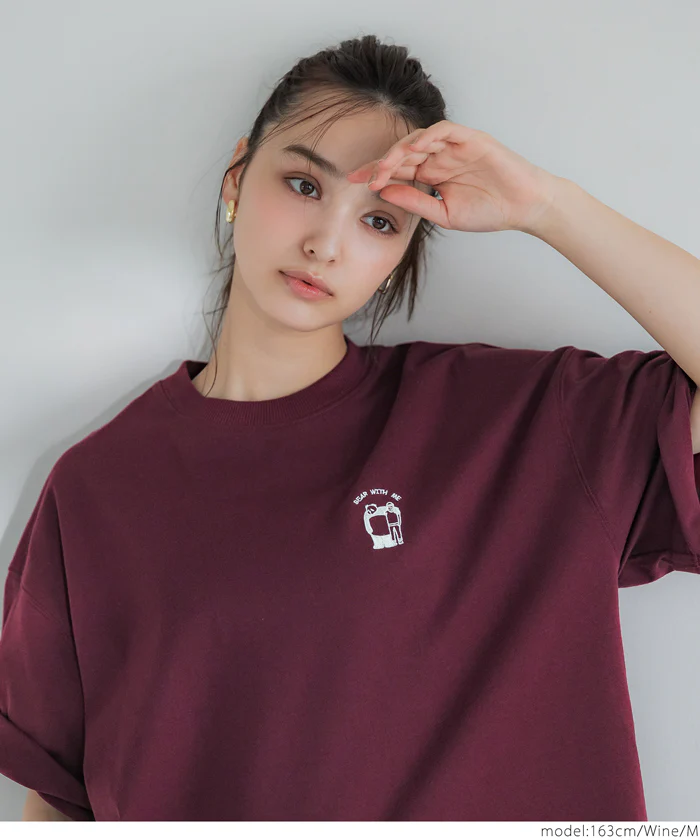 ワンポイント刺繍Tシャツ メンズ レディース メール便不可 - Image 12