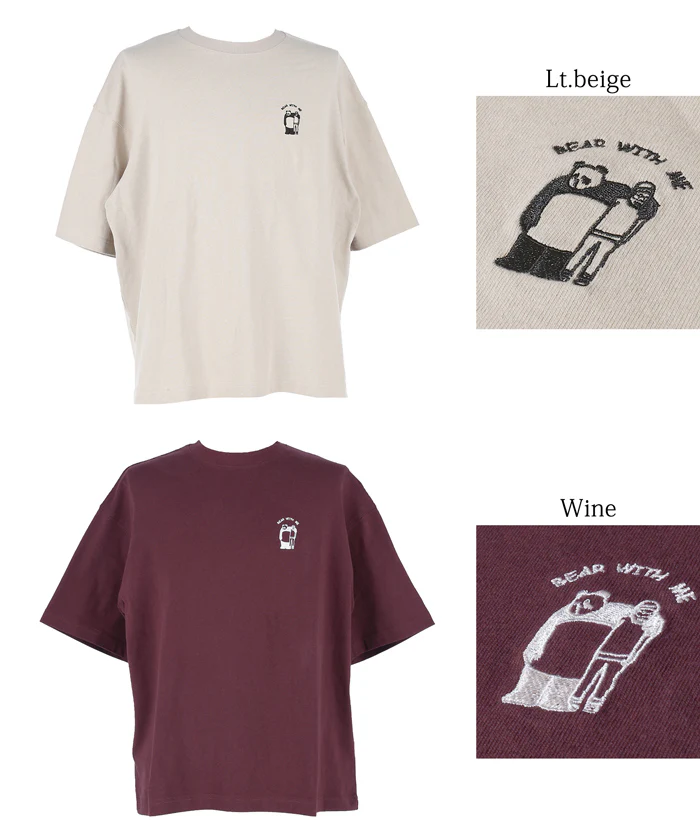 ワンポイント刺繍Tシャツ メンズ レディース メール便不可 - Image 14