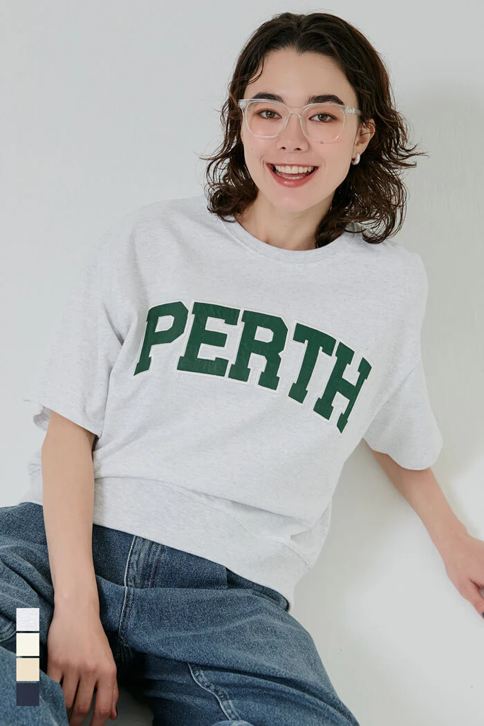 ロゴショートTシャツ レディース メール便不可