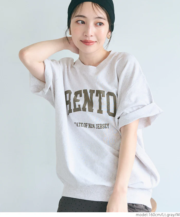 スウェットライク半袖Tシャツ レディース メール便不可 - Image 5