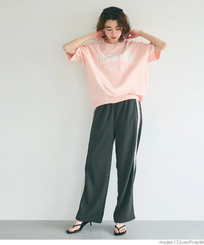 スウェットライク半袖Tシャツ レディース メール便不可 - Image 7