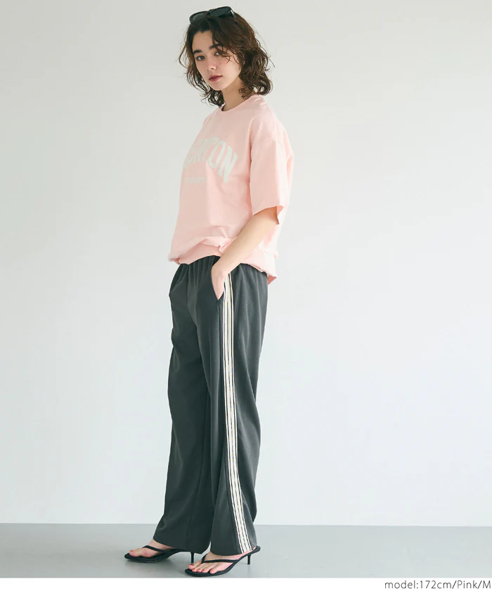 スウェットライク半袖Tシャツ レディース メール便不可 - Image 8