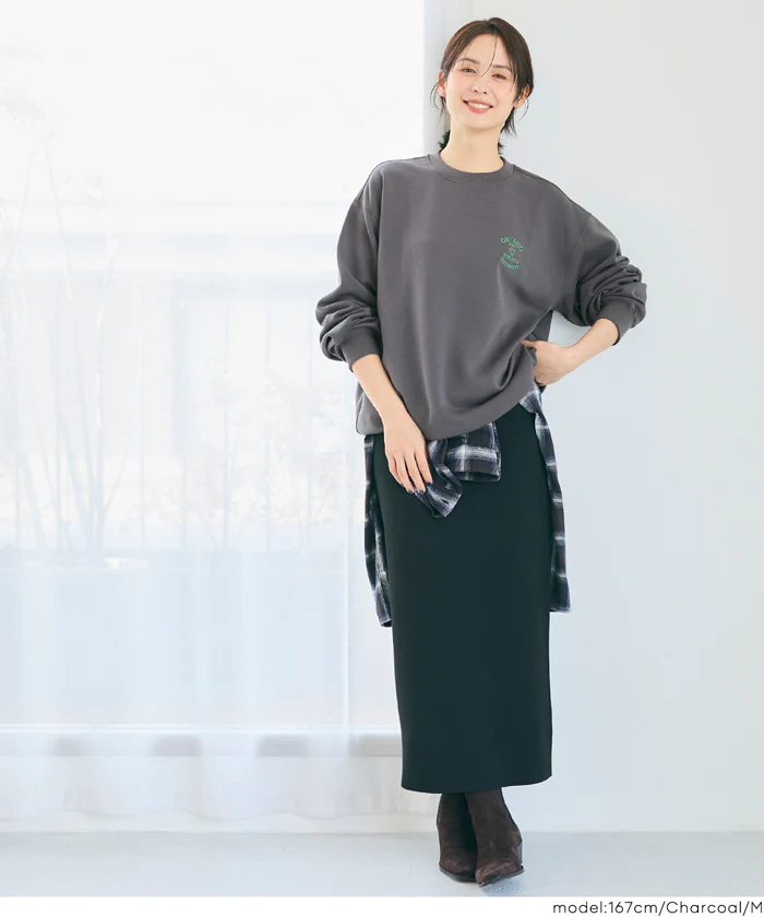 セール★2490円→1990円 ソフトジャージー刺繍プルオーバー メンズ レディース メール便不可 - Image 6
