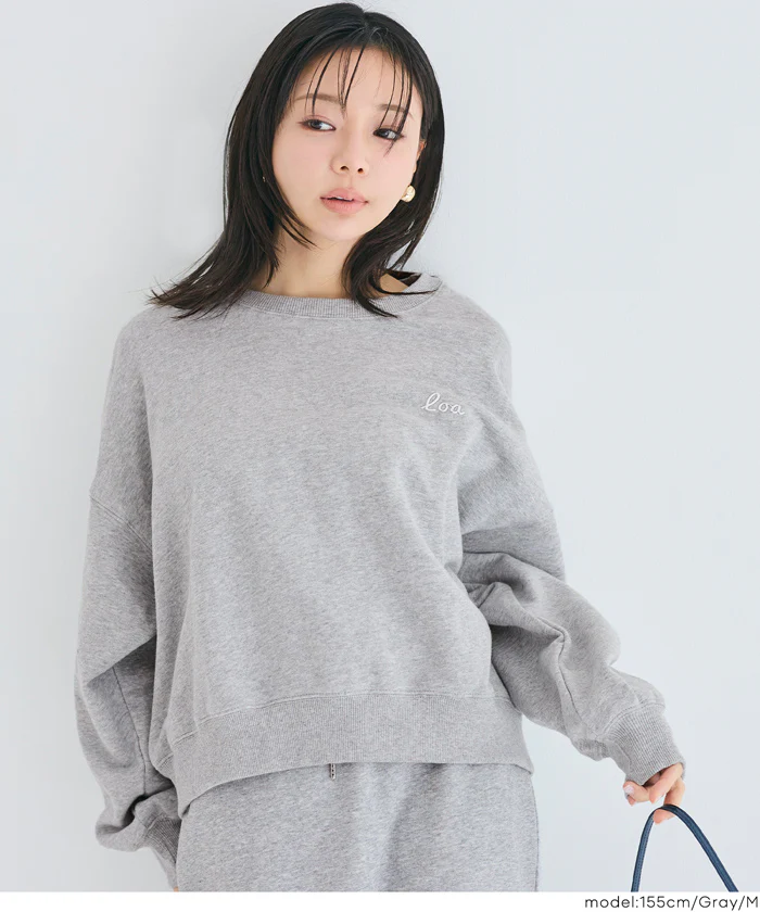 裏毛ロゴクロップドスウェット レディース メール便不可 - Image 8