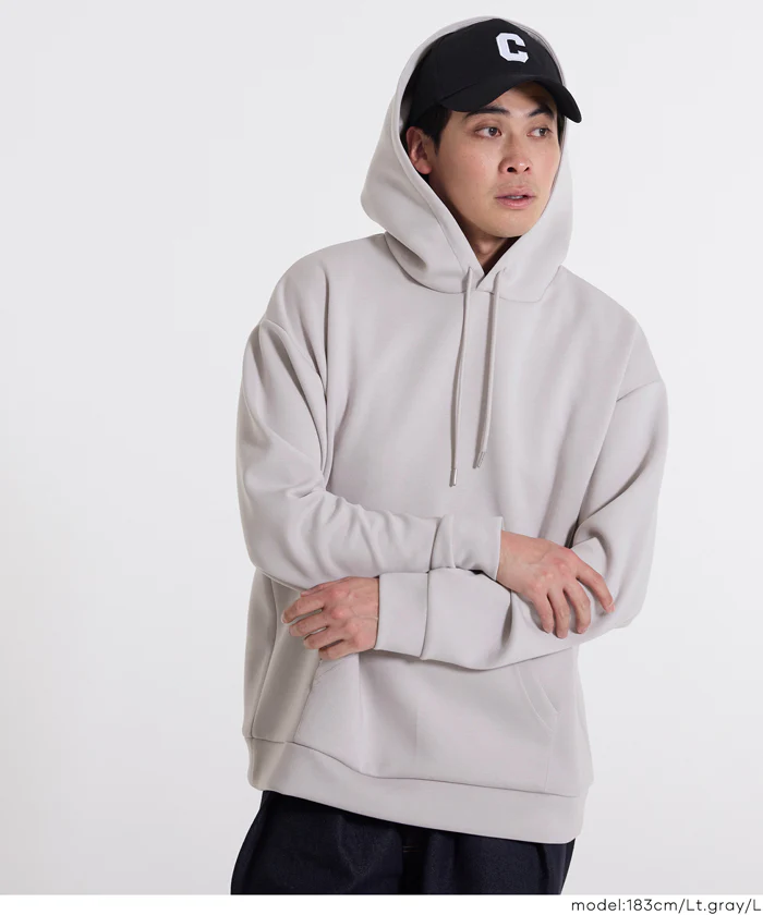 ソフトジャージーワイドプルパーカー メンズ レディース メール便不可 - Image 14
