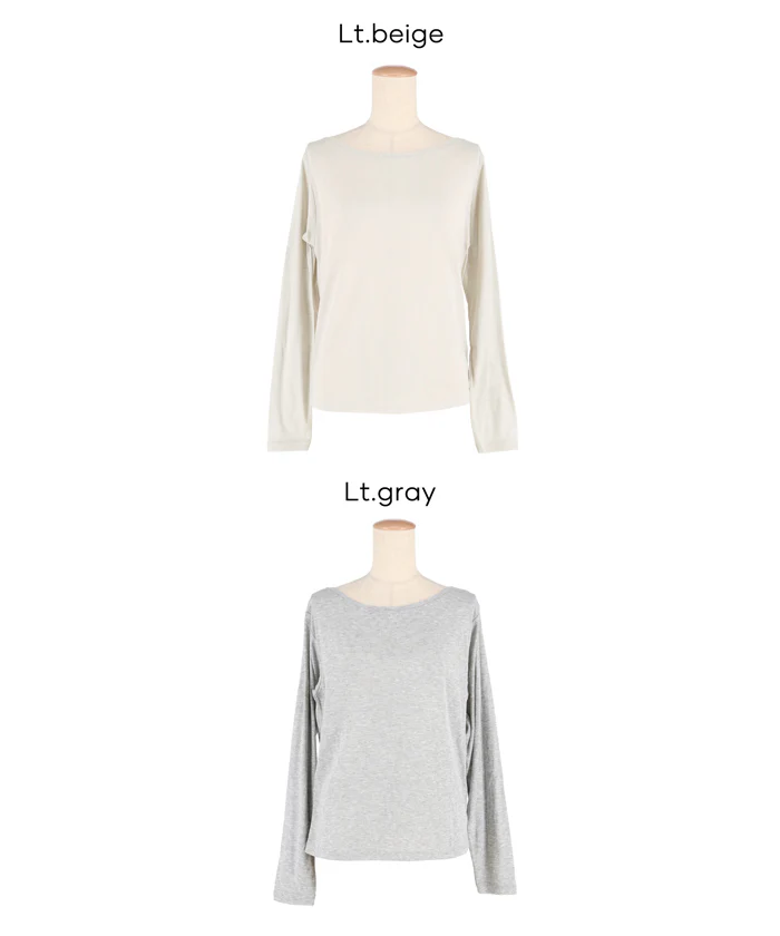 ワンショルダーシアー長袖Tシャツ レディース メール便可 - Image 16