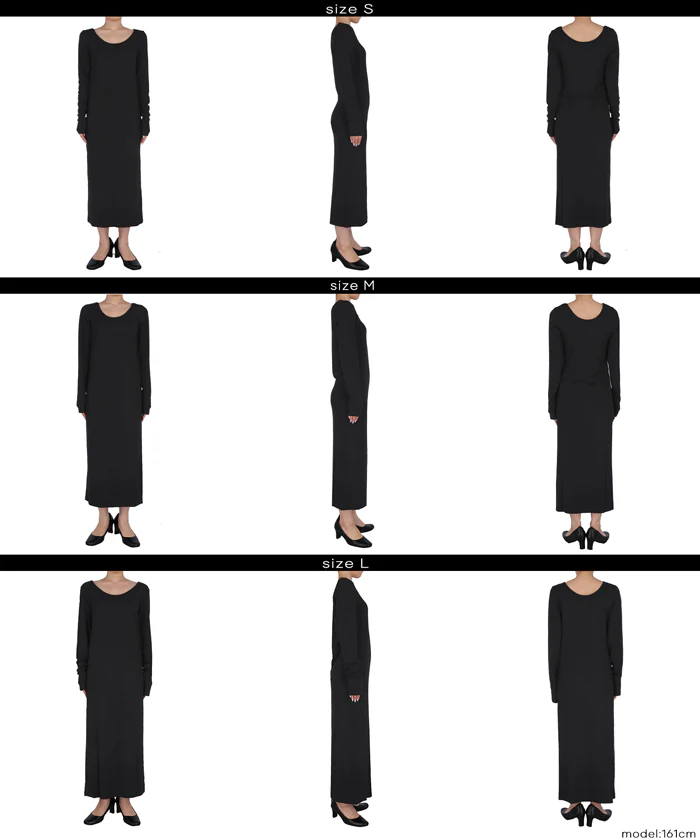 とろみリブUネックワンピース レディース メール便不可 - Image 13