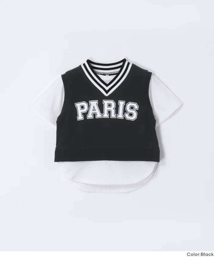 ベストレイヤードTシャツ キッズ メール便不可 - Image 16