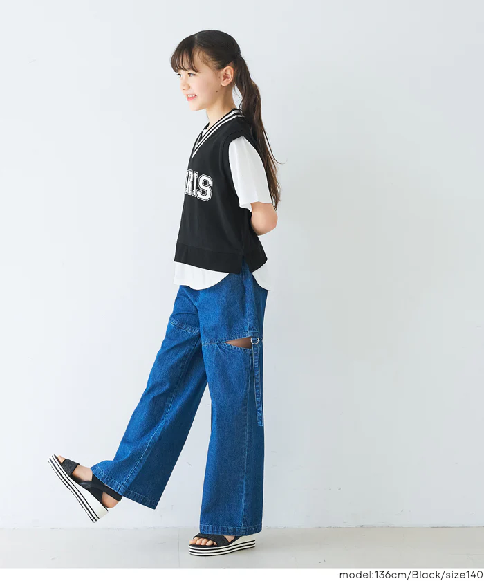 ベストレイヤードTシャツ キッズ メール便不可 - Image 6