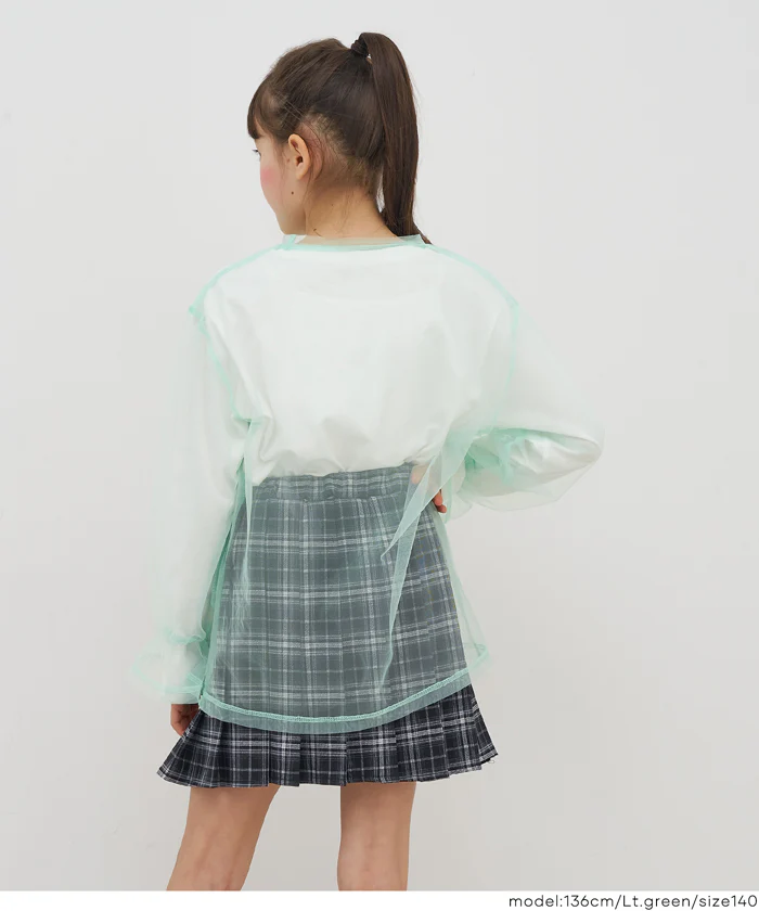 セール★1690円→1290円チュールトップス＆長袖Tシャツ 2枚セット キッズ メール便不可 - Image 10